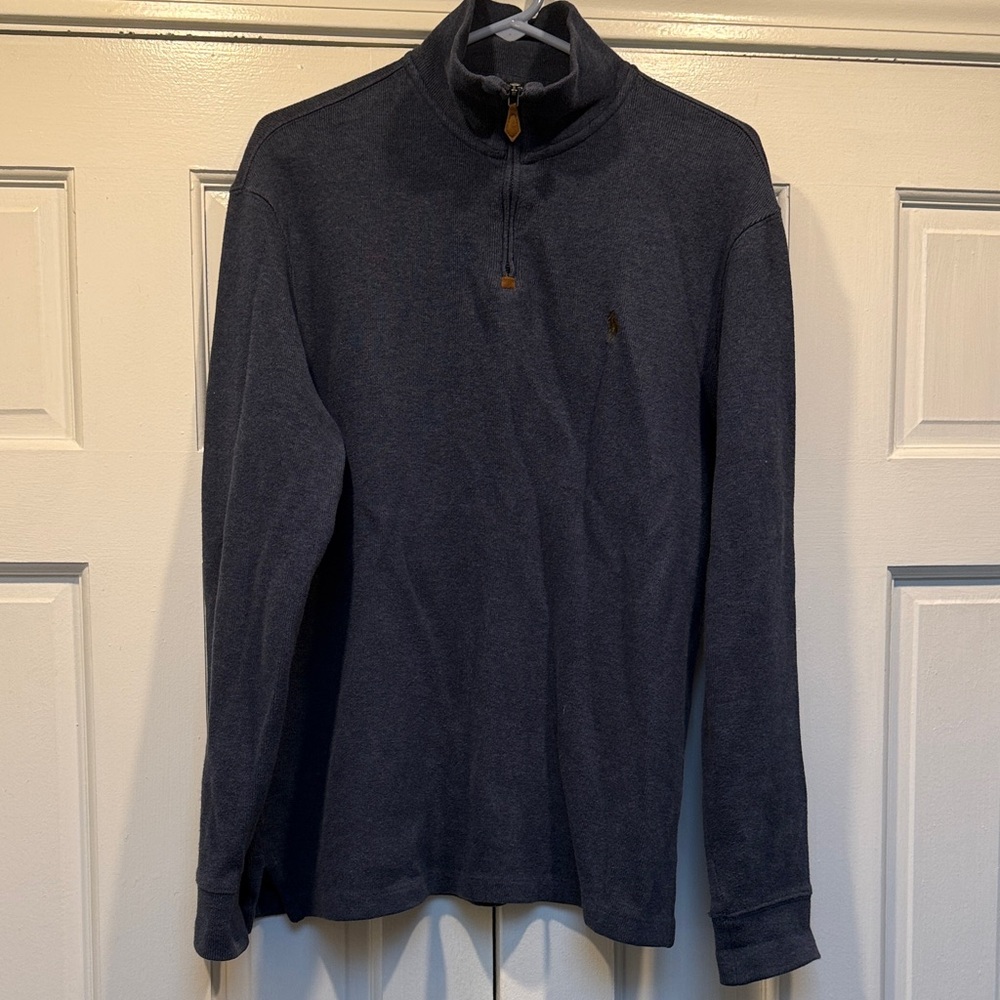Polo Ralph Lauren Slate Blue Quarter-Zip Pullover